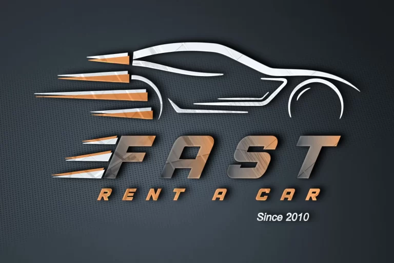 Fast rent a car logo
