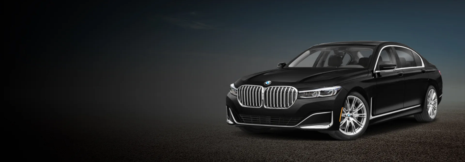 BMW 7 Series luxury sedan available for rent with premium features