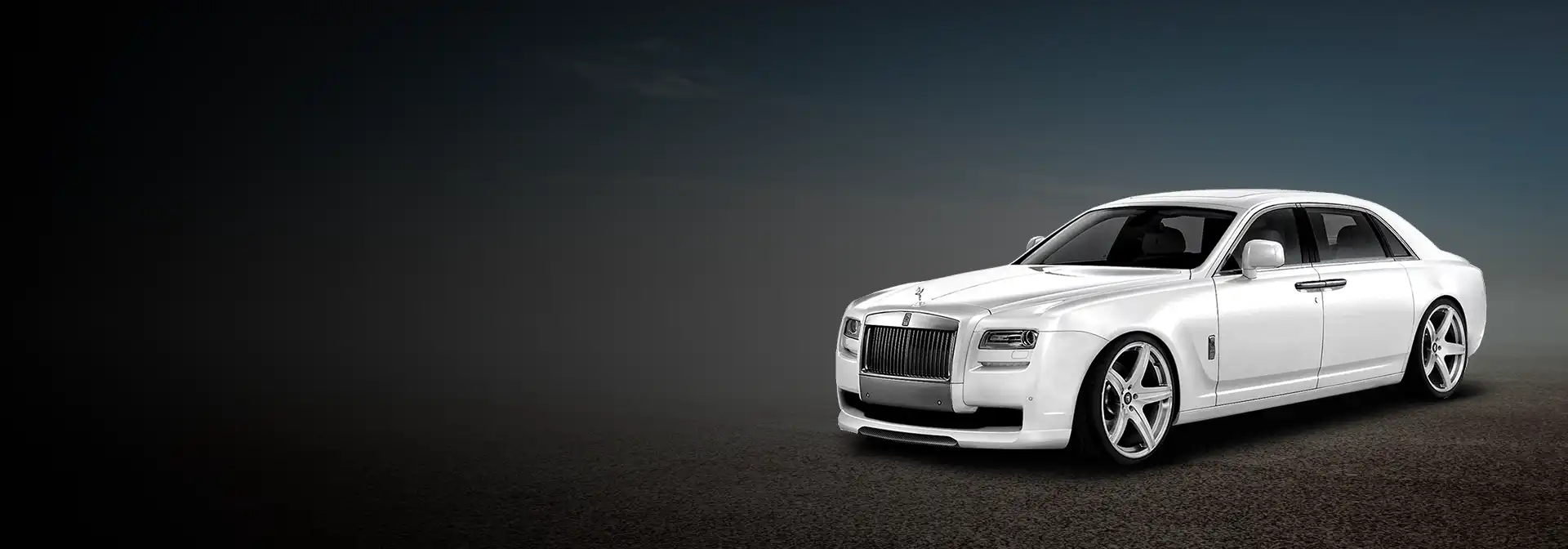 Premium luxury car available for rent with chauffeur service